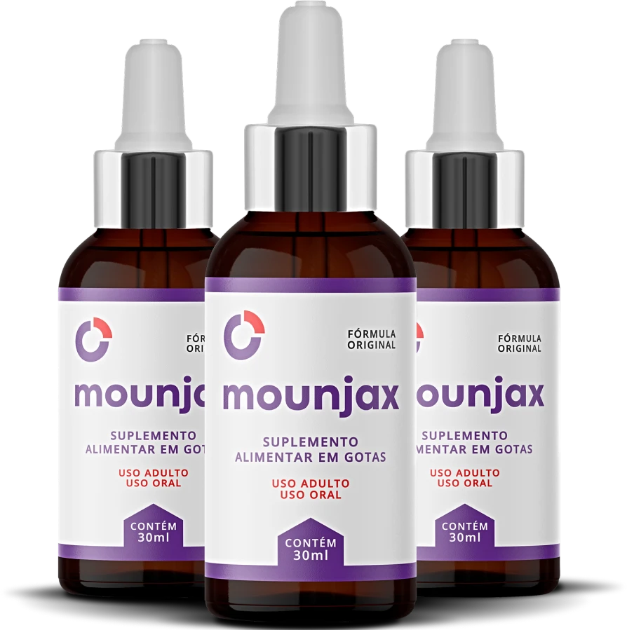 Mounjax Suplemento Alimentar em Gotas — 3 Frascos